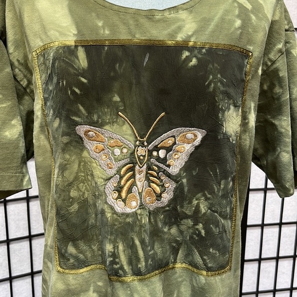 Johnny Was Olive Butterfly Midi Dress - Picture 2 of 8